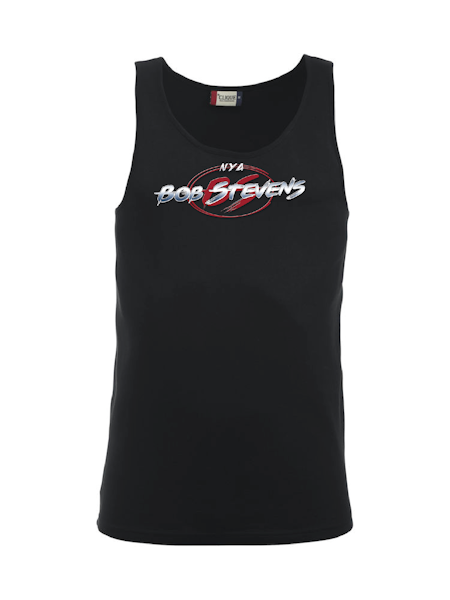 Svart Tank Top "BOB STEVENS"