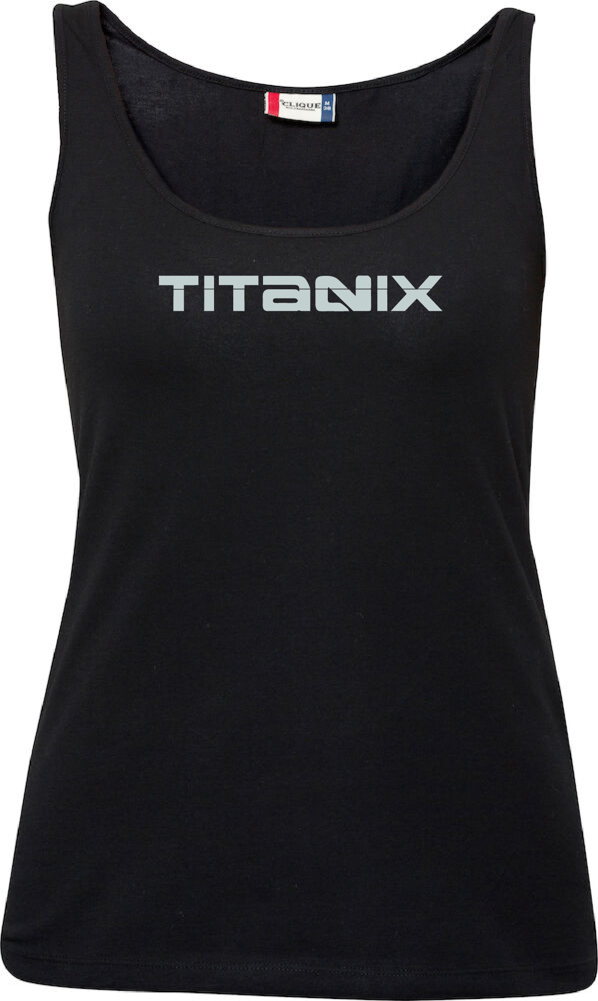 Svart Dam Tank Top "TITANIX"