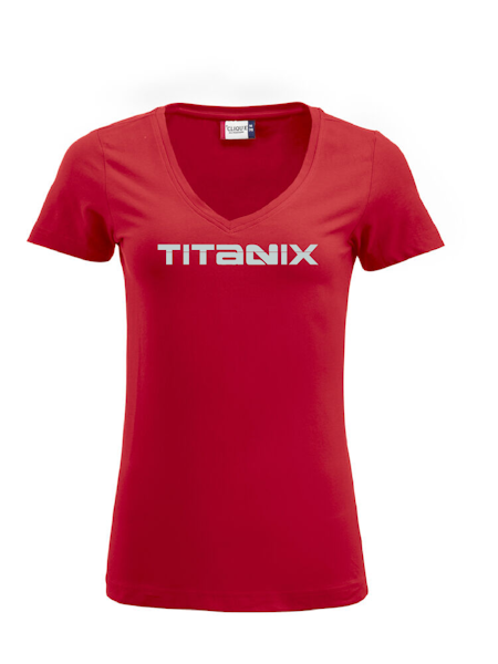 Röd T-SHIRT Arden "TITANIX"