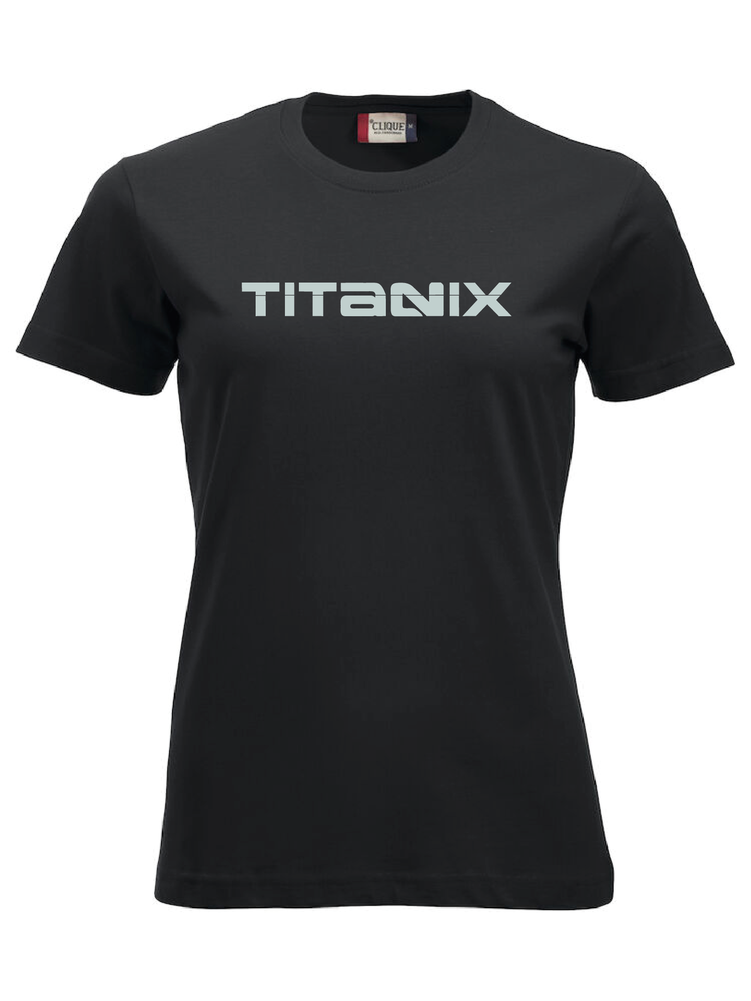 Svart Dam T-shirt "TITANIX"