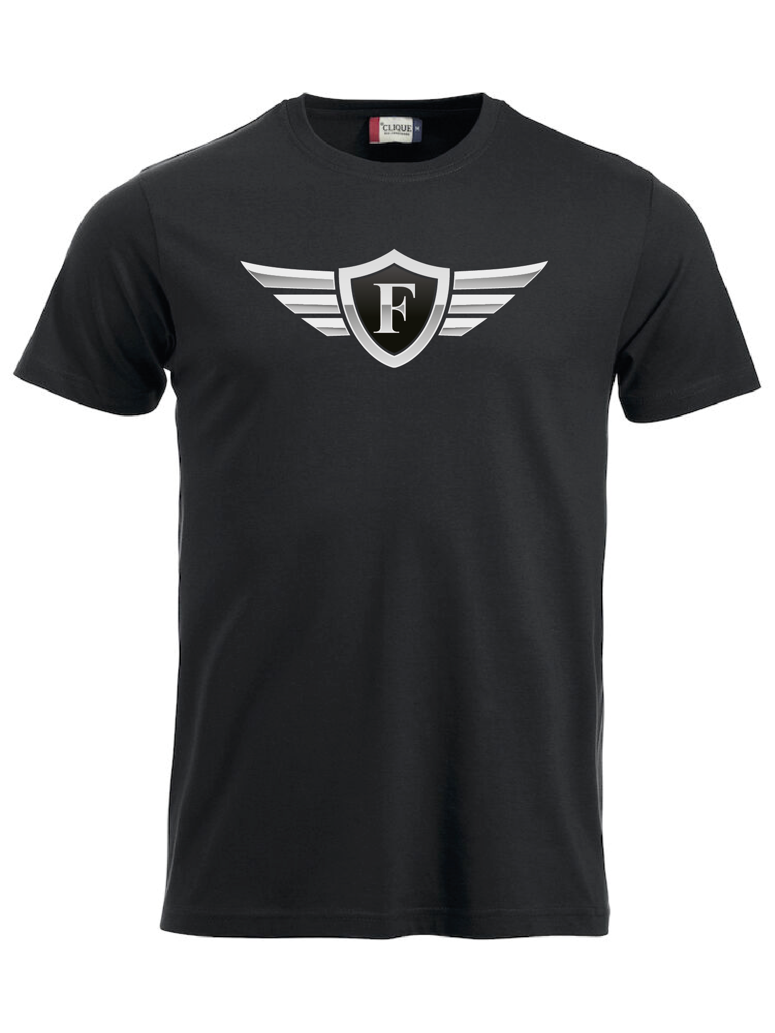 Svart T-shirt "FOXIE Wings"