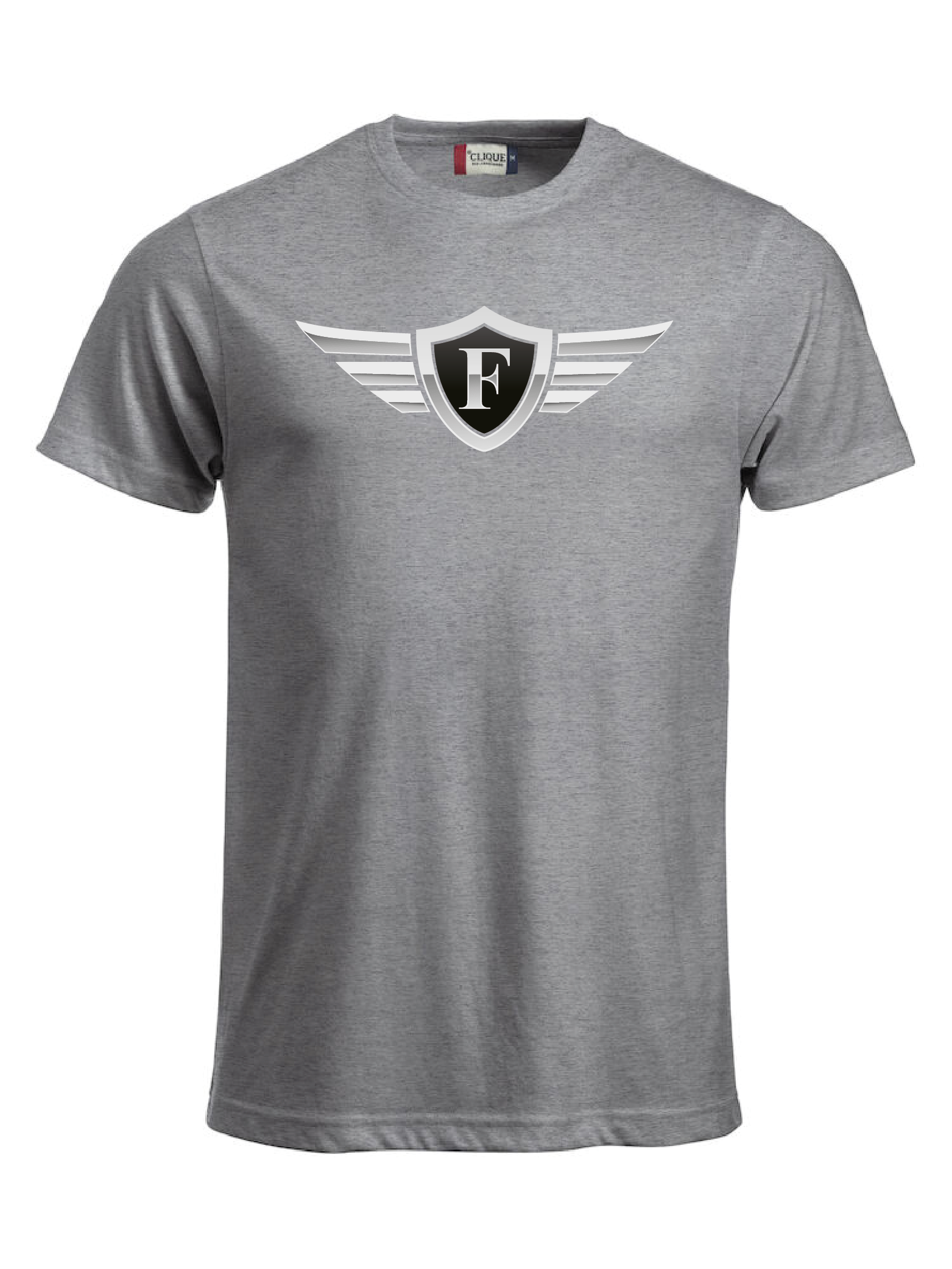 Grå T-shirt "FOXIE Wings"