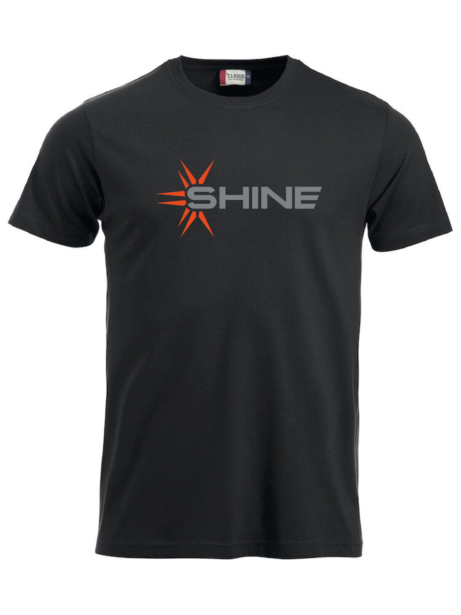 Svart T-shirt "SHINE"
