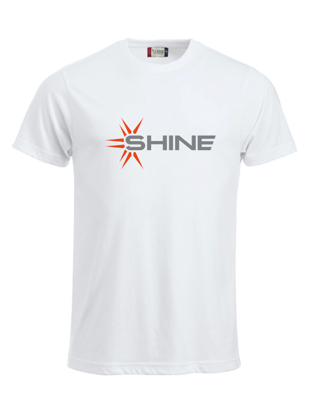 Vit T-shirt "SHINE"