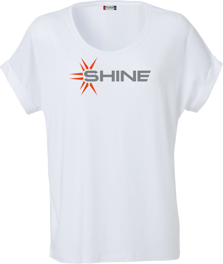 Vit Dam T-shirt Katy "SHINE"