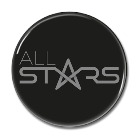 Magnet "ALLSTARS Logo" 44mm svart