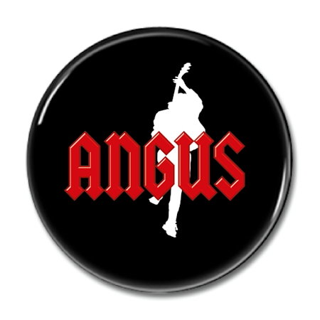 Magnet "ANGUS" 44mm svart