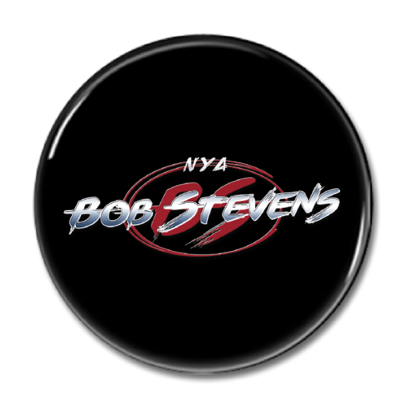 Magnet "BOB STEVENS Logo" 44mm svart