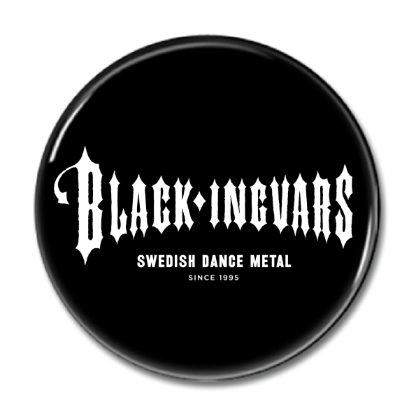 KNAPP "BLACK-INGVARS Logo" 44mm svart