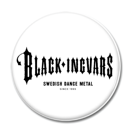 Magnet "BLACK-INGVARS Logo" 44mm vit