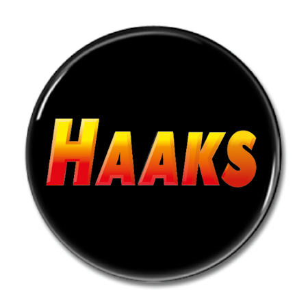 Magnet "HAAKS Logo" 44mm svart