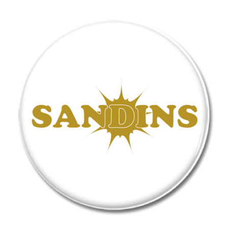 Magnet "SANDINS Logo" 44mm vit