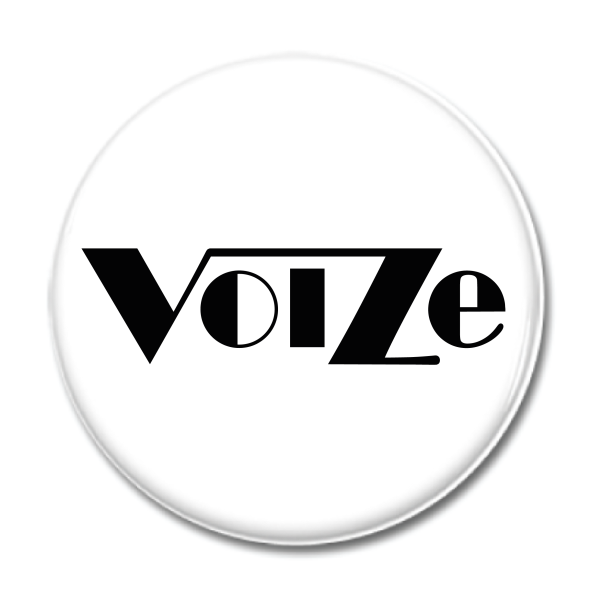 Magnet "Voize Logo" 44mm svart