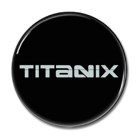 KNAPP "TITANIX Logo" 44mm svart