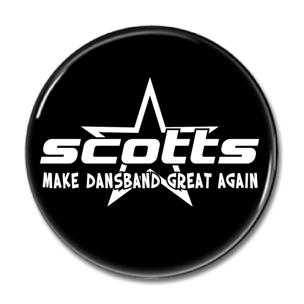 KNAPP "Scotts Logo" 44mm vit