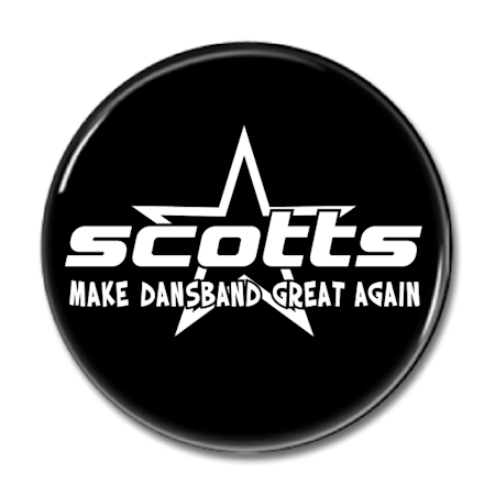 KNAPP "Scotts Logo" 44mm vit