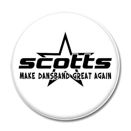 Magnet "Scotts Logo" 44mm svart