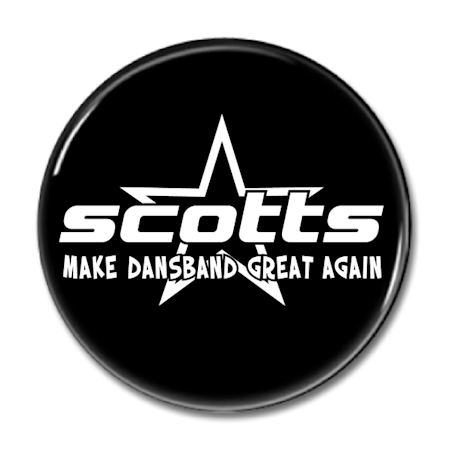 Magnet "Scotts Logo" 44mm vit