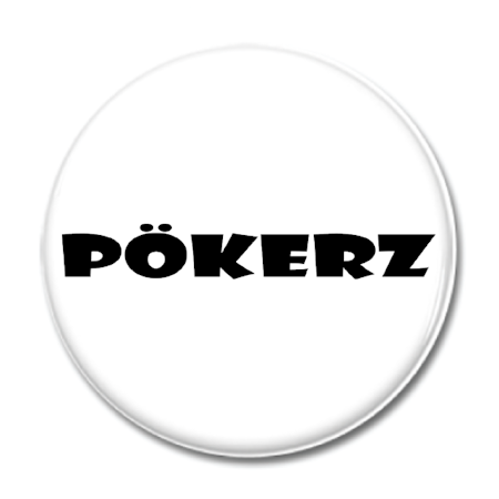 Magnet "PÖKERZ Logo" 44mm svart