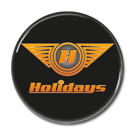 KNAPP "Holidays Logo" 44mm svart