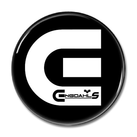KNAPP "ENGDAHLS E-Logo" 44mm vit
