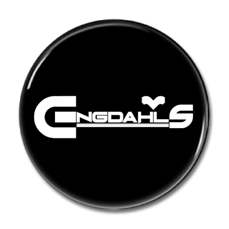 KNAPP "ENGDAHLS Logo" 44mm vit