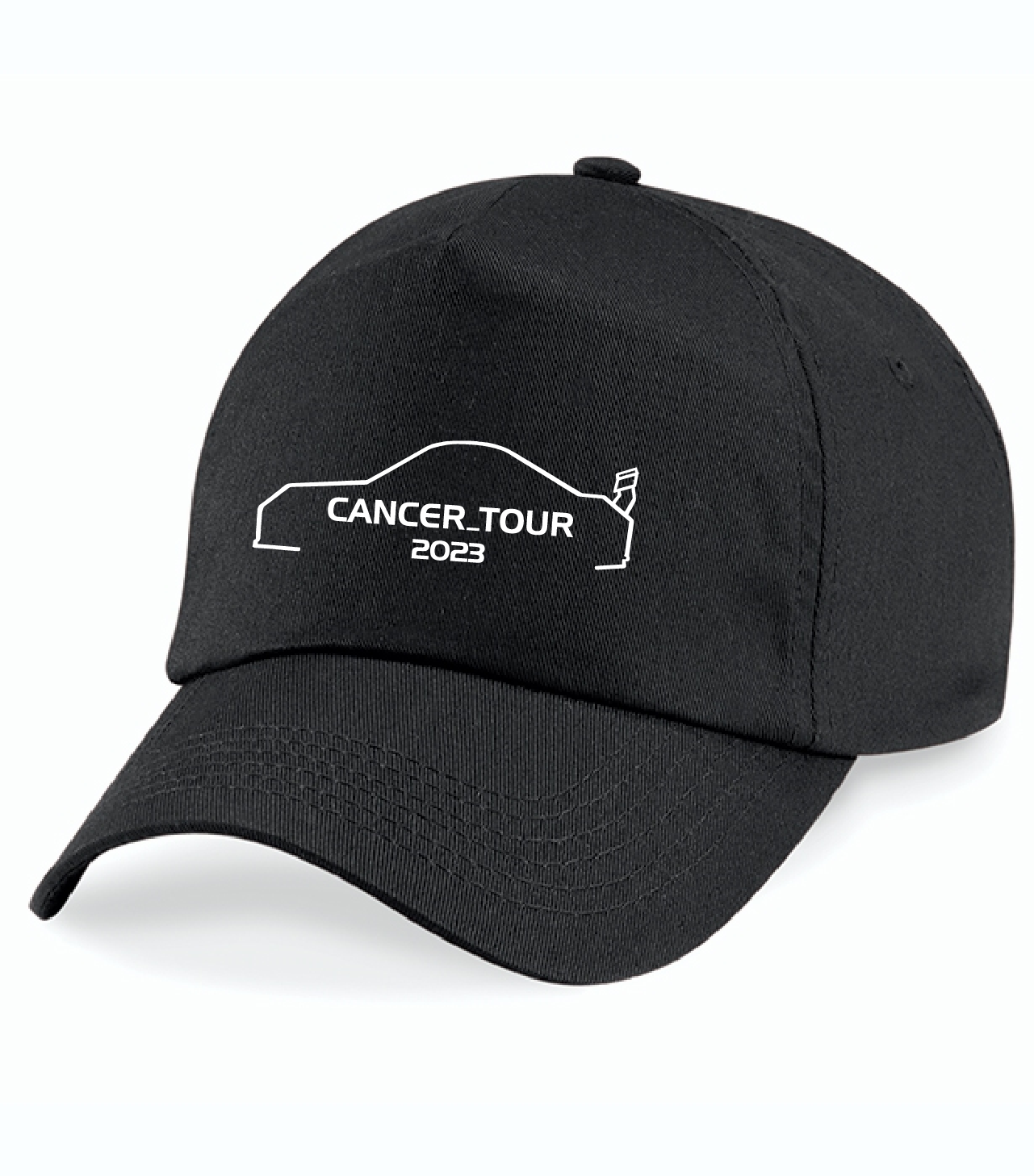 Svart Keps "Cancer_Tour 2023"