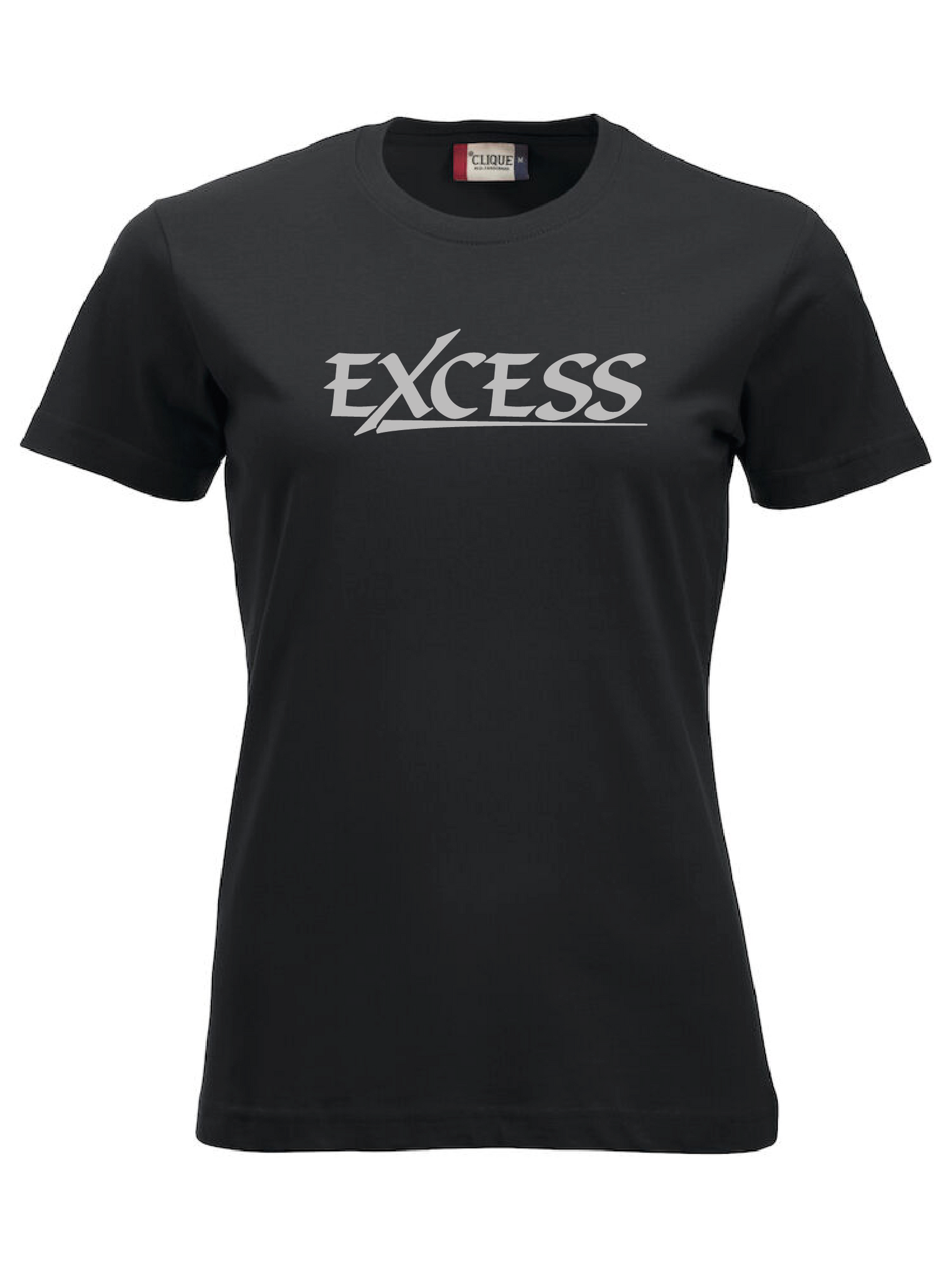 Svart Dam T-shirt "EXCESS"