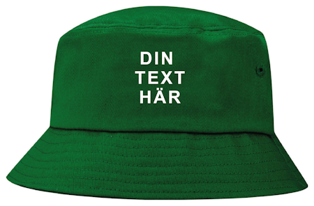 Grön Solhatt "Egen text"