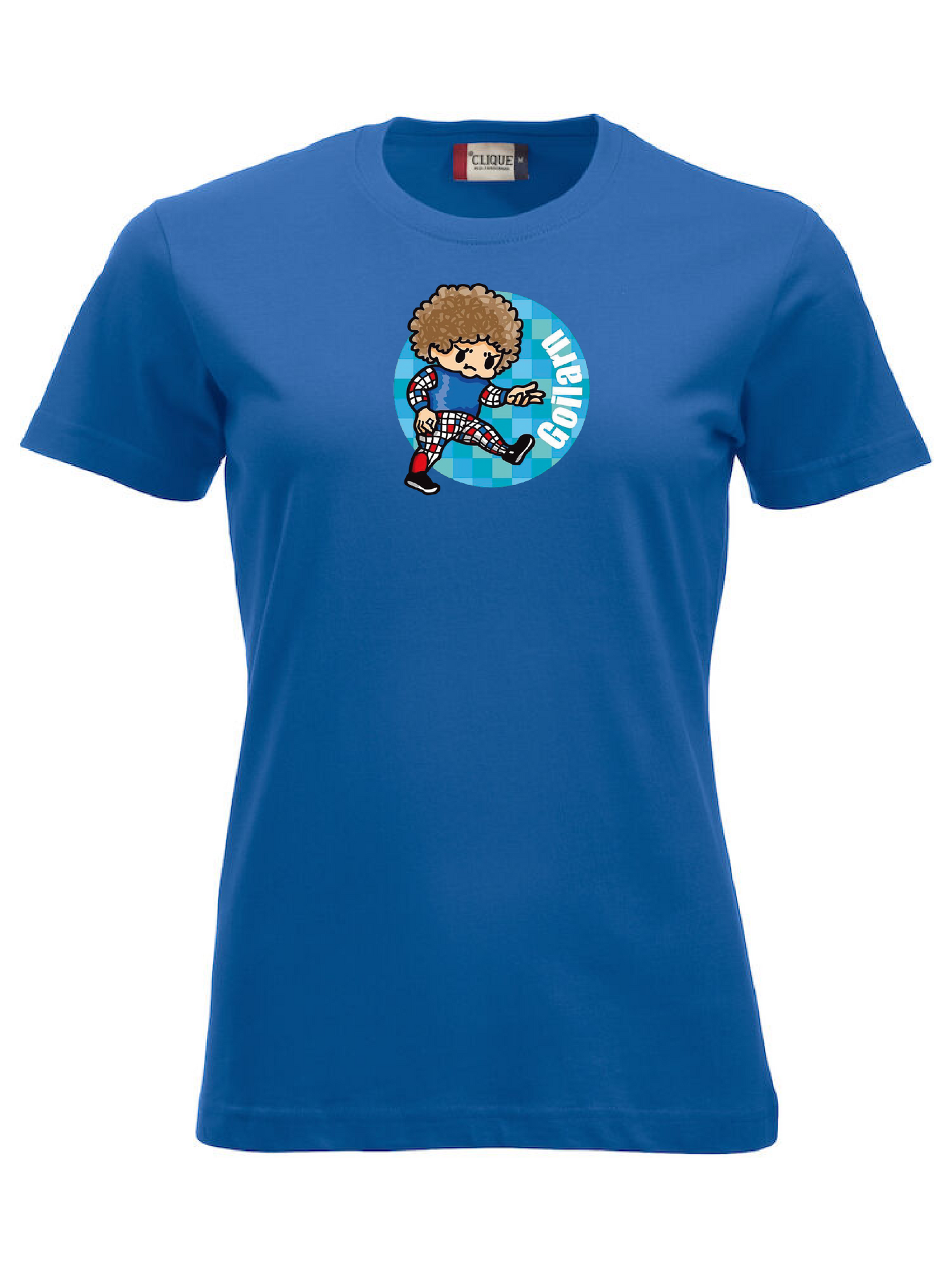 Blå Dam T-shirt "GOILARN"