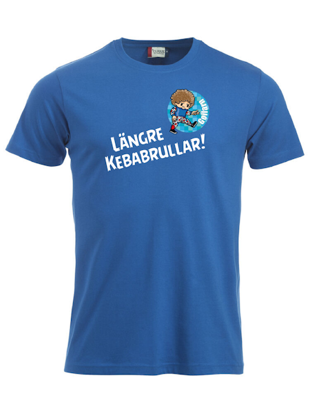 Blå T-shirt "GOILARN Kebabrulle"