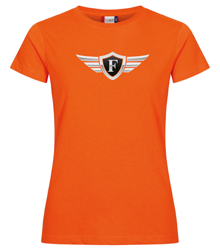 Orange Dam T-shirt "FOXIE Wings"