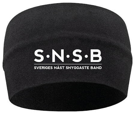 Svart Headband "SNSB"