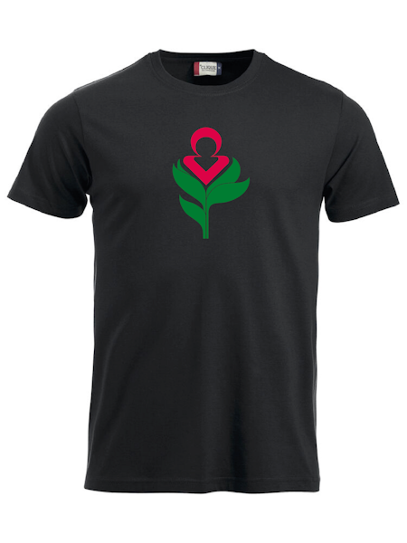 Svart T-shirt "HUNTINGTONS"