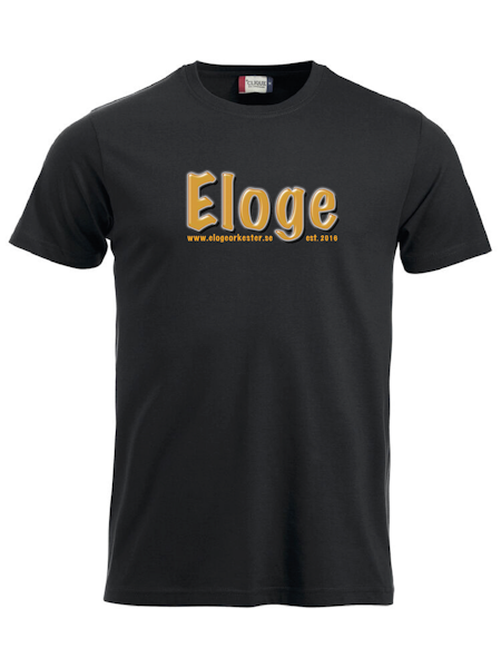 Svart T-shirt "ELOGE"