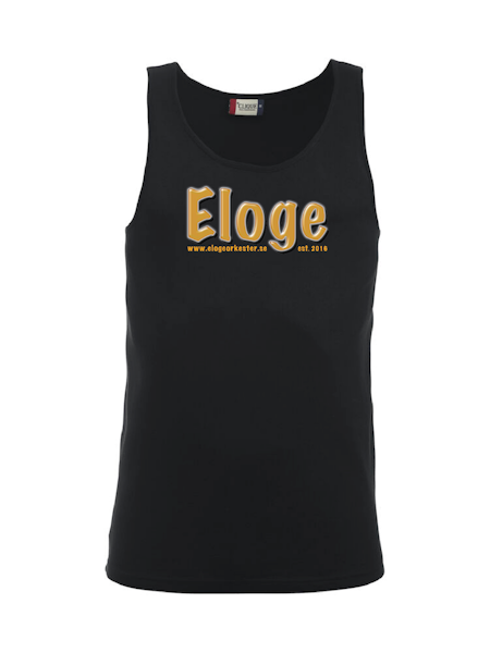 Svart Tank Top "ELOGE"