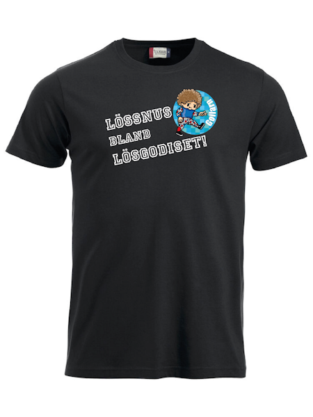 Svart T-shirt "GOILARN Lössnus"