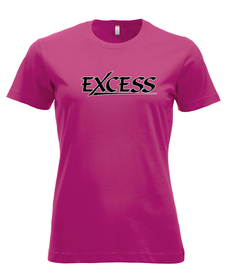 Cerise Dam T-shirt "EXCESS" svart