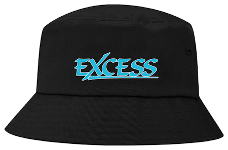 Svart Solhatt "EXCESS" turkos