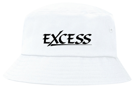 Vit Solhatt "EXCESS" svart