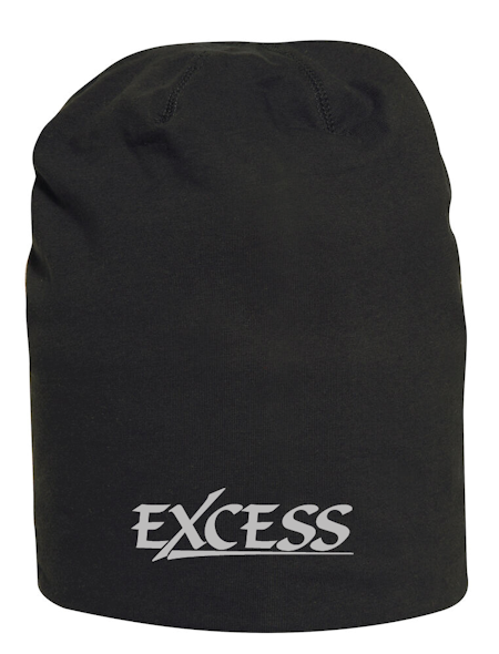 Svart Mössa "EXCESS" grå