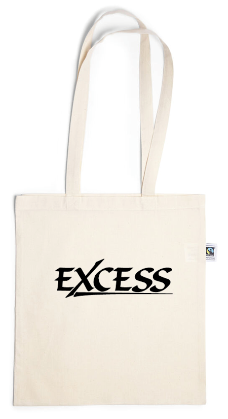 Naturfärgad Bomullskasse Fair Trade "EXCESS"