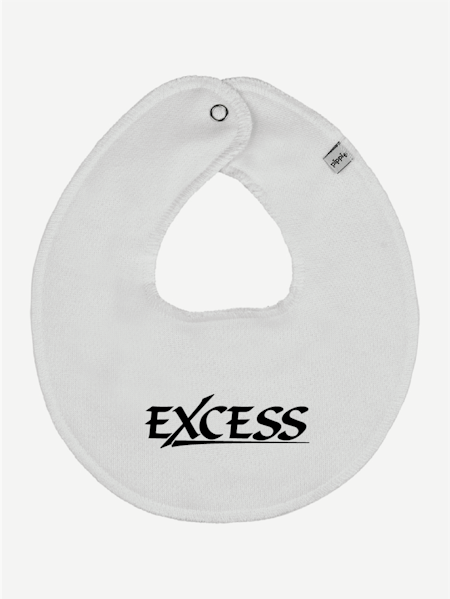 Vit Dregglis Rund "EXCESS" svart