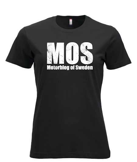 Svart Dam T-SHIRT "MOS"