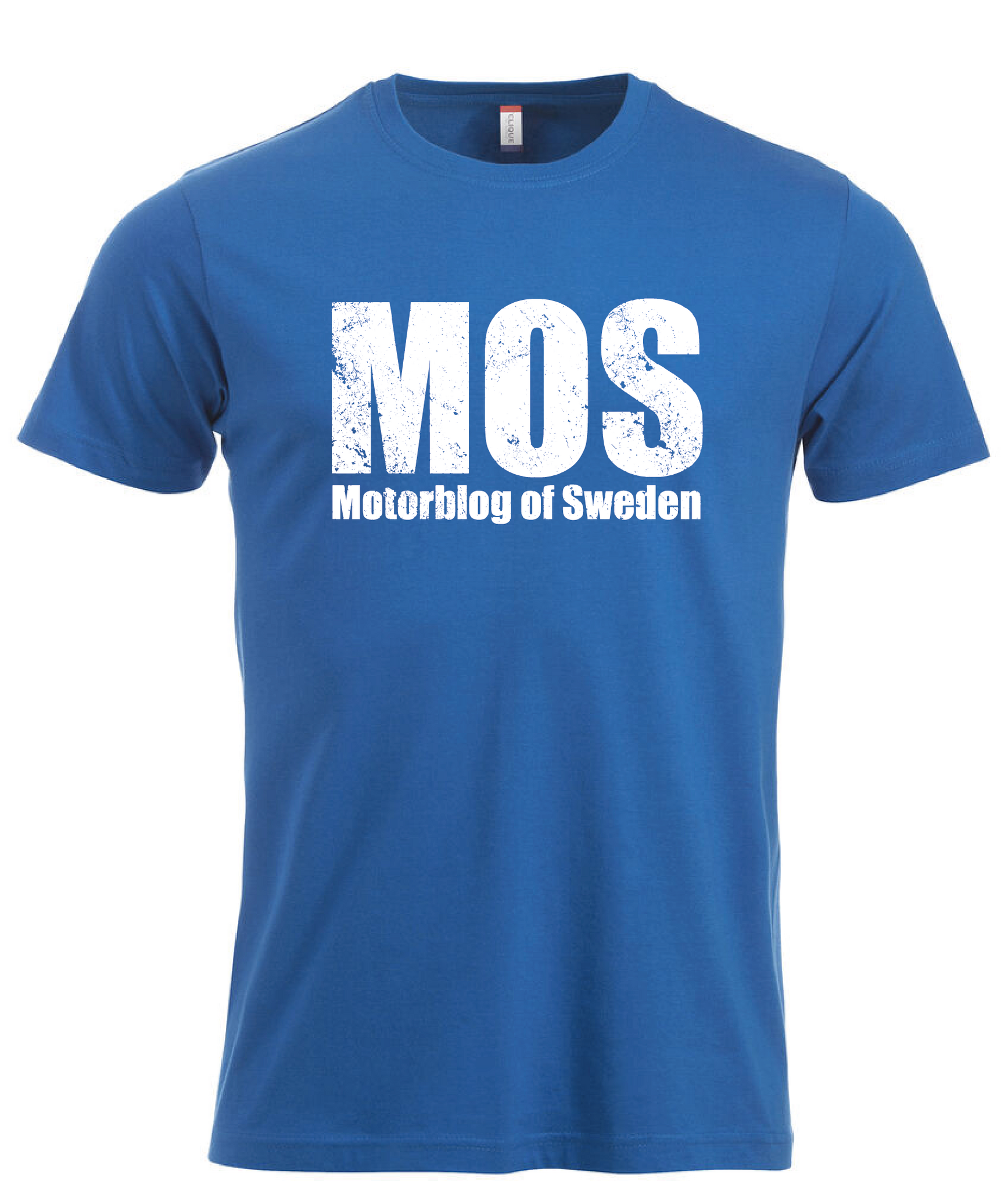 Blå T-shirt "MOS"