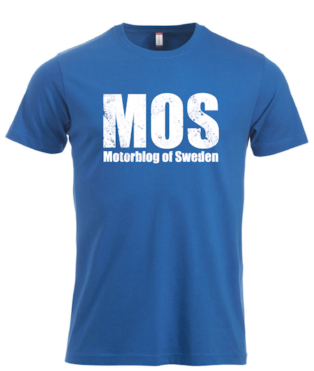 Blå T-shirt "MOS"