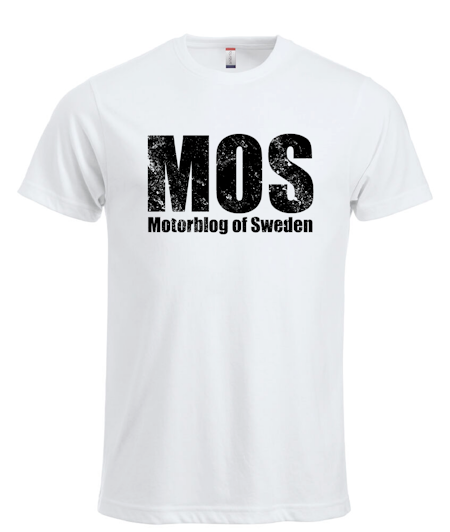 Vit T-shirt "MOS"