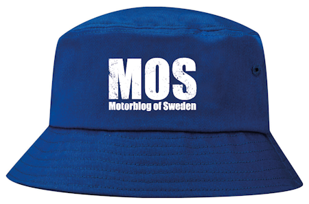 Blå Solhatt "MOS"