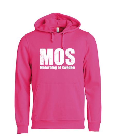Cerise HOODTRÖJA "MOS" stor fram