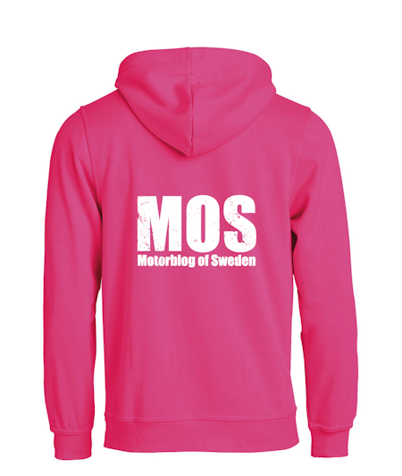 Cerise HOODTRÖJA "MOS" stor rygg